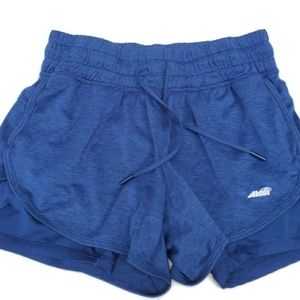 Blue Avia Athletic Running Shorts S Compression